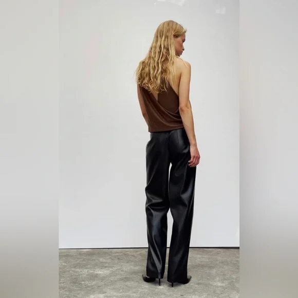SOLD ON DEPOP Zara faux leather pants - Picture 3 of 15